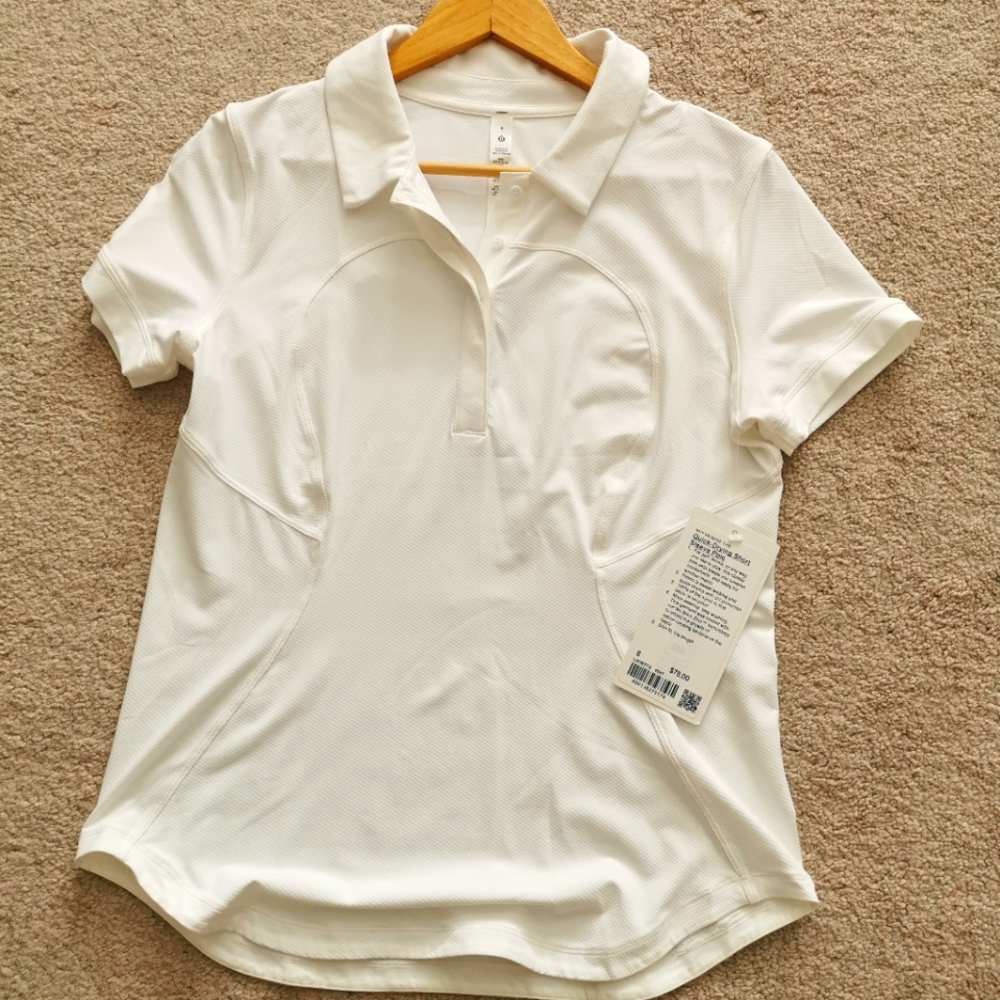 Lululemon quick dry short sleeve polo